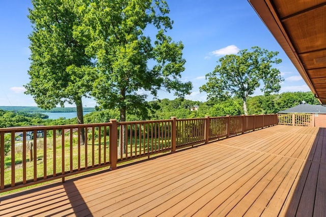 8073 Old White River Rd, Rogers, AR 72756 - deck featuring a water view