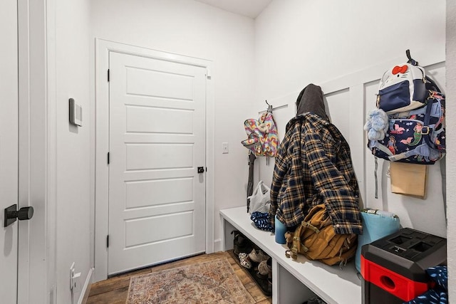 1251 Bootleg Rd, Centerton, AR 72719 - mudroom featuring wood finished floors