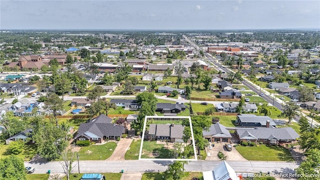 1303 W Pine St, Rogers, AR 72758 - aerial view of residential area featuring property boundaries highlighted