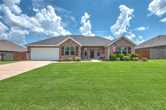 477 Caballo St, Farmington, AR 72730 - view of front of house with brick siding, a garage, and driveway