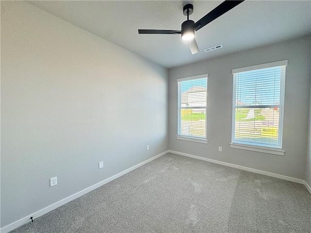 4807 SW Wakanda St, Bentonville, AR 72713 - carpeted spare room featuring a ceiling fan and baseboards