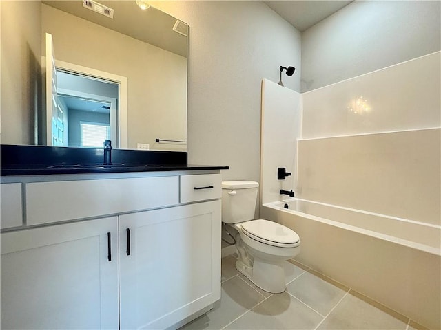 4807 SW Wakanda St, Bentonville, AR 72713 - full bathroom with vanity, shower / bathtub combination, and tile patterned flooring