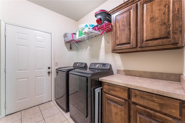 21 Cherhill Dr, Bella Vista, AR 72714 - washroom with cabinet space, separate washer and dryer, and light tile patterned floors