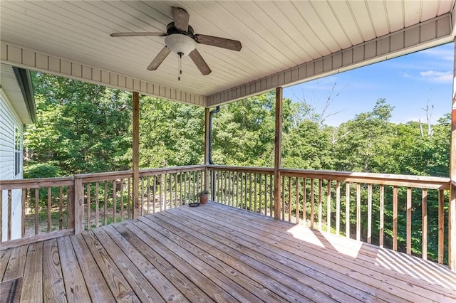 21 Cherhill Dr, Bella Vista, AR 72714 - deck with ceiling fan