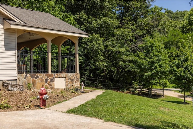 21569 Sibley Rd, Sulphur Springs, AR 72768 - view of yard