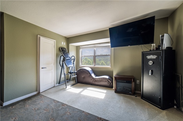 21569 Sibley Rd, Sulphur Springs, AR 72768 - living area featuring carpet floors and baseboards
