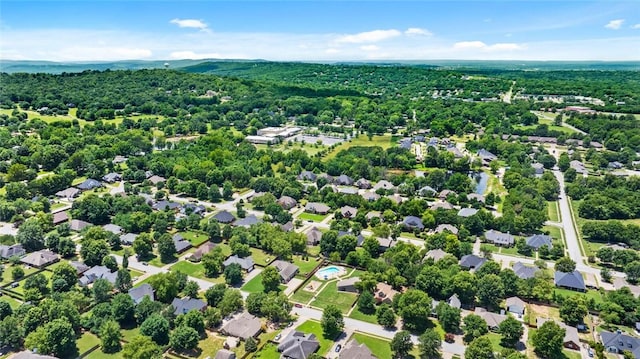 1754 N Hartford Dr, Fayetteville, AR 72701 - aerial view of a forest