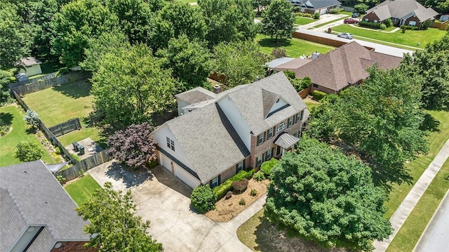 1754 N Hartford Dr, Fayetteville, AR 72701 - aerial perspective of suburban area