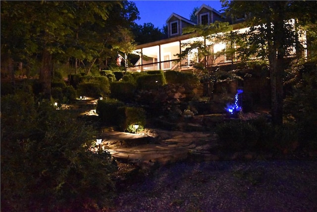 19641 Conestoga Rd, Elkins, AR 72727 - view of yard