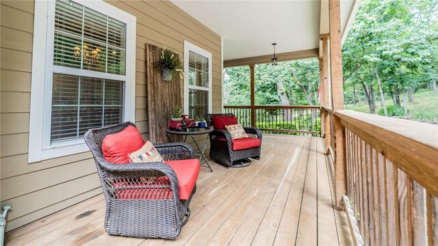 19641 Conestoga Rd, Elkins, AR 72727 - view of porch