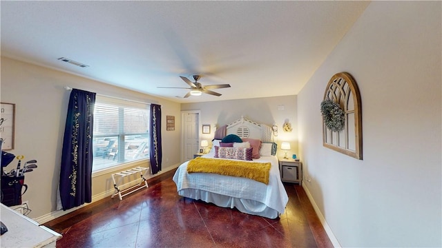 8271 S Lakeshore Dr, Rogers, AR 72756 - bedroom with a ceiling fan and baseboards