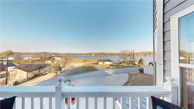 8271 S Lakeshore Dr, Rogers, AR 72756 - balcony with a water view