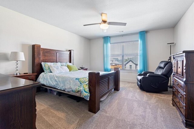 1575 Lake Estates Dr, Springdale, AR 72762 - carpeted bedroom with ceiling fan