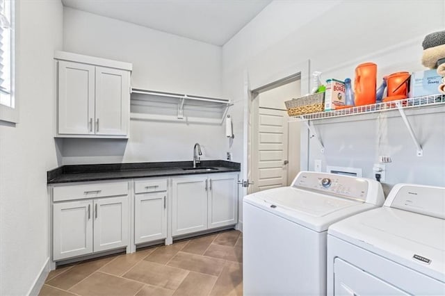 1575 Lake Estates Dr, Springdale, AR 72762 - laundry area with washing machine and dryer and cabinet space