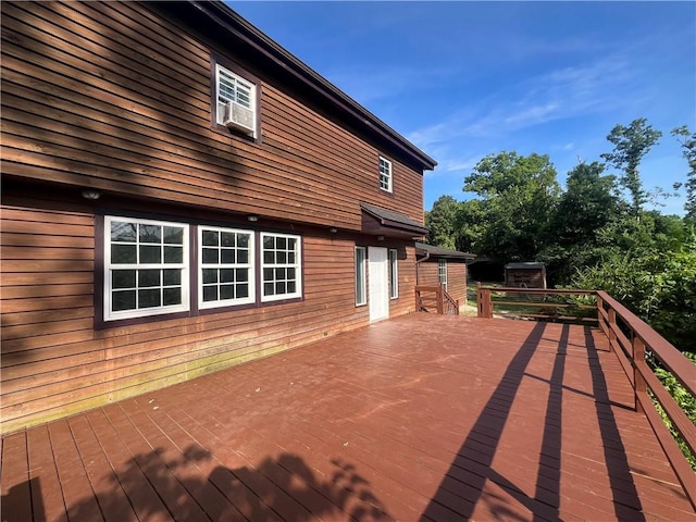 22198 E Ar 12th Hwy, Rogers, AR 72756 - wooden deck featuring a shed