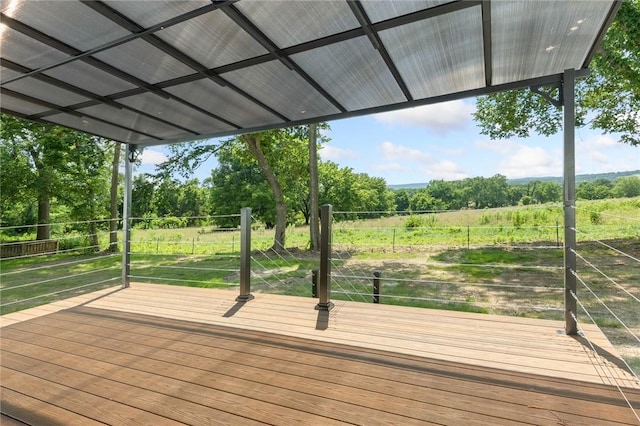 1348 Columbine Cv, Harrison, AR 72601 - wooden deck featuring view of scattered trees