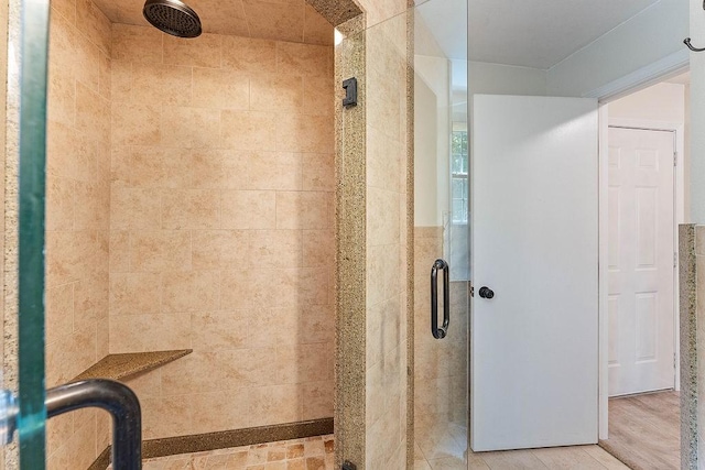 3389 Madison Unit 2405, Huntsville, AR 72740 - bathroom featuring a shower stall
