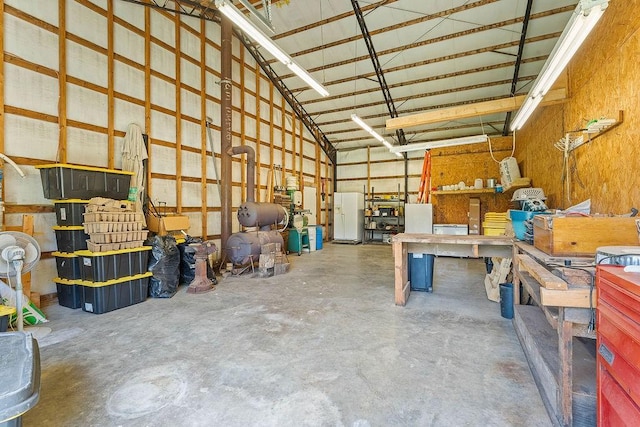 3389 Madison Unit 2405, Huntsville, AR 72740 - garage with a workshop area