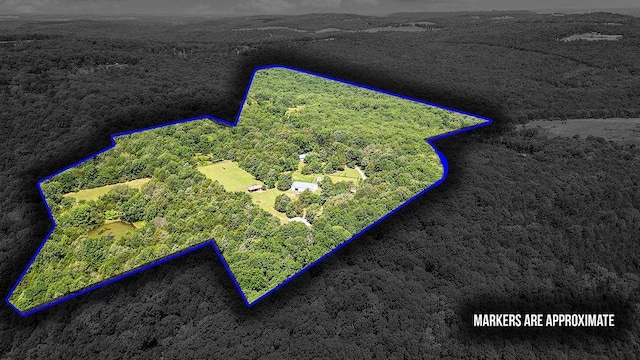 3389 Madison Unit 2405, Huntsville, AR 72740 - view of property location with property parcel outlined