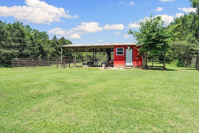 3389 Madison Unit 2405, Huntsville, AR 72740 - view of yard with an outbuilding and an exterior structure