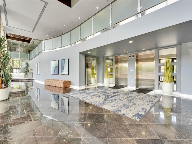 401 W Watson St Unit 507, Fayetteville, AR 72701 - community lobby with a high ceiling