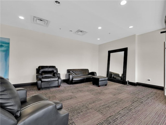 401 W Watson St Unit 507, Fayetteville, AR 72701 - living room featuring carpet and recessed lighting