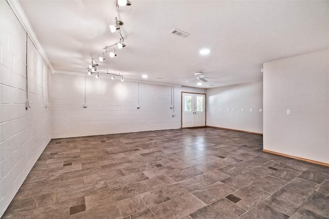 1 May Ln, Bella Vista, AR 72715 - empty room with ceiling fan and recessed lighting