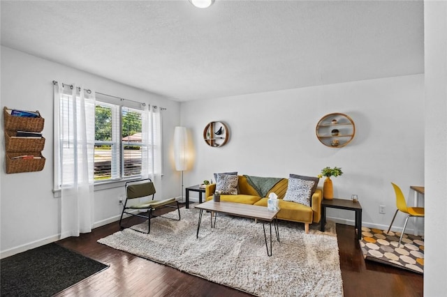 1115-1117 S Ellis Ave, Fayetteville, AR 72701 - living area featuring wood finished floors and baseboards