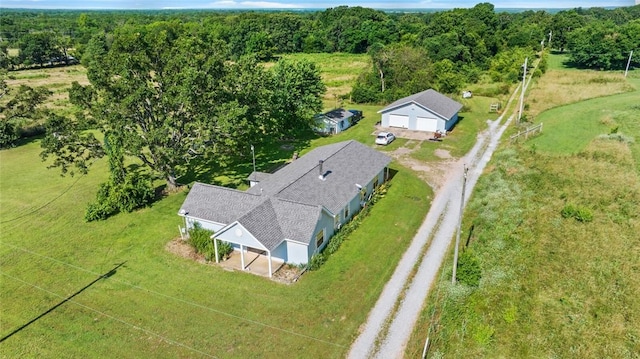 13183 Shady Grove Rd, Gravette, AR 72736 - view of subject property featuring a heavily wooded area