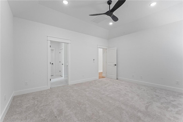 17 Westmorland Dr, Bella Vista, AR 72714 - unfurnished bedroom with carpet floors, recessed lighting, and ceiling fan