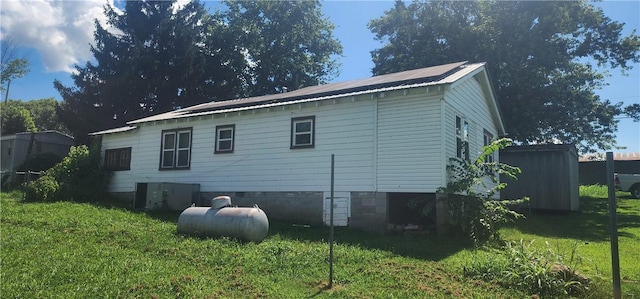 204 Glade St, Marshall, AR 72650 - view of home's exterior with a yard