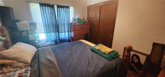 204 Glade St, Marshall, AR 72650 - bedroom with multiple windows and a closet