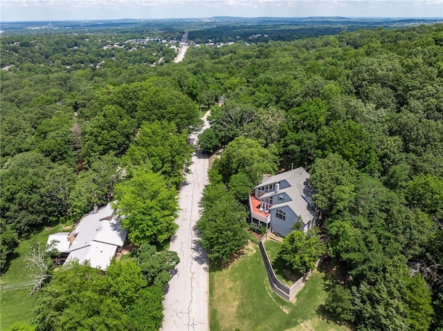 2855 E Hyland Park Rd, Fayetteville, AR 72701 - drone / aerial view of a heavily wooded area