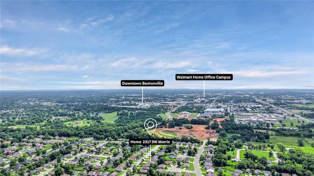 2317 SW Morris St, Bentonville, AR 72712 - bird's eye view