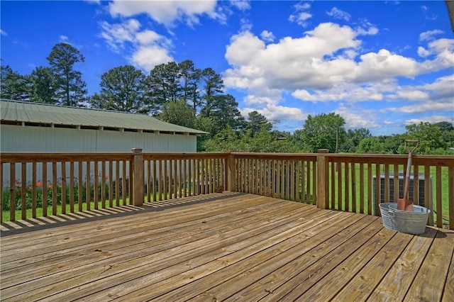 10746 Sr 27, Hector, AR 72843 - view of wooden terrace