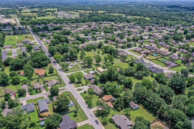 214 Lake Francis Dr, Siloam Springs, AR 72761 - aerial view of property's location with nearby suburban area
