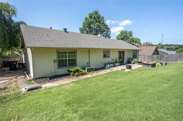 2472 W Jane Circle Dr, Fayetteville, AR 72704 - back of house with a patio and a shingled roof