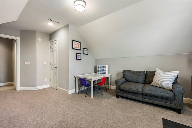 5503 S Turnberry Rd, Rogers, AR 72758 - sitting room with carpet and lofted ceiling