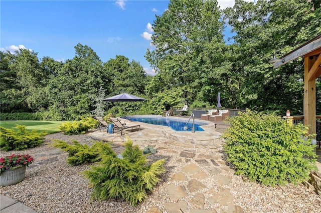 6 Leawood Pl, Bella Vista, AR 72715 - outdoor pool featuring a patio