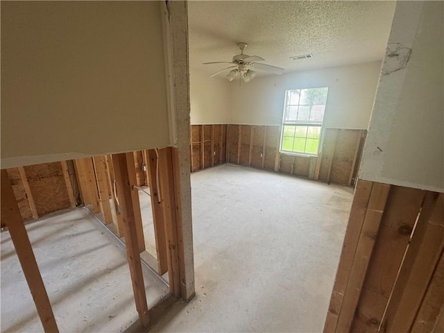 1811 Birchwood, Beebe, AR 72012 - spare room featuring ceiling fan and a textured ceiling