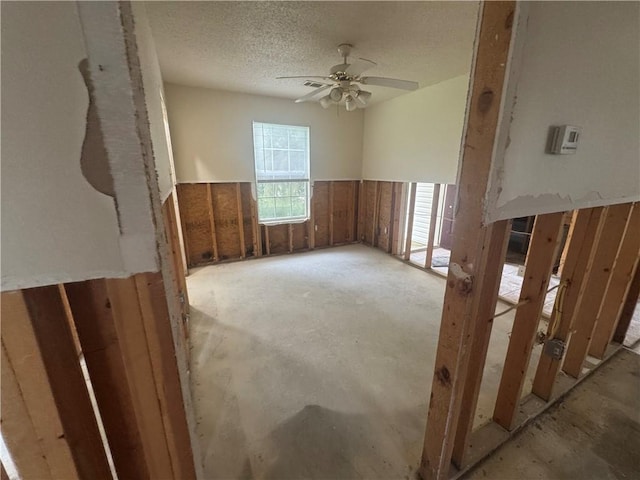 1811 Birchwood, Beebe, AR 72012 - unfurnished room featuring a ceiling fan and a textured ceiling