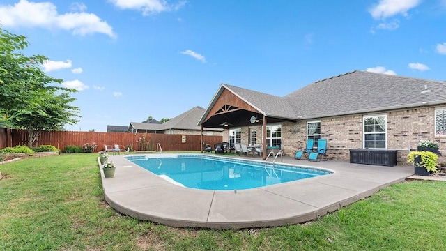3809 N 2nd Pl, Rogers, AR 72756 - view of pool featuring a patio area and a fenced backyard