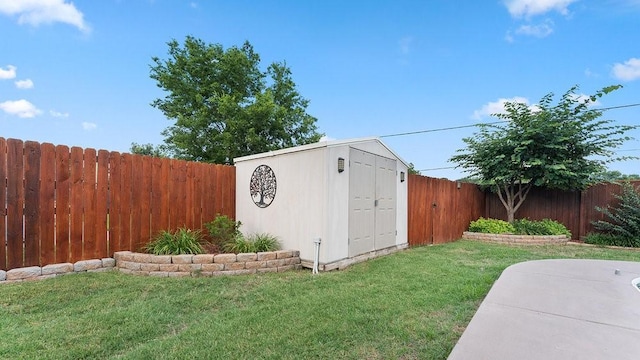 3809 N 2nd Pl, Rogers, AR 72756 - fenced backyard with a storage unit