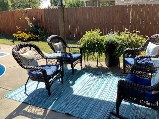 3809 N 2nd Pl, Rogers, AR 72756 - wooden terrace featuring a patio area