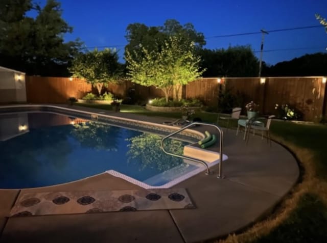 3809 N 2nd Pl, Rogers, AR 72756 - view of swimming pool with a fenced backyard and a patio