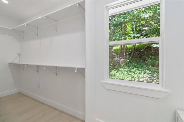 22556 E War Eagle Rd, Springdale, AR 72764 - walk in closet featuring light wood-type flooring
