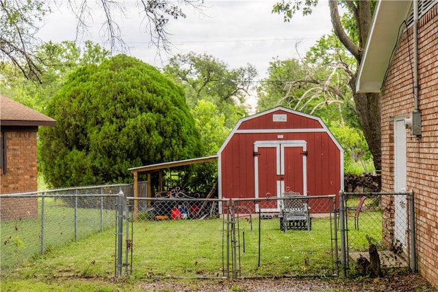 805 S Oak Hill St, Siloam Springs, AR 72761 - view of shed featuring a gate