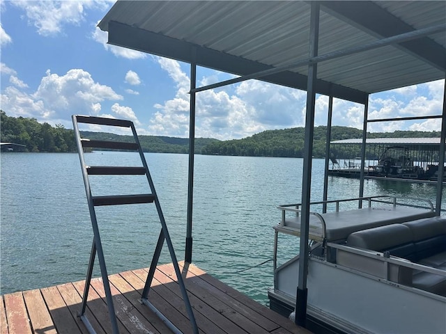 393 Timberlake Ln, Eureka Springs, AR 72631 - dock area featuring a water view
