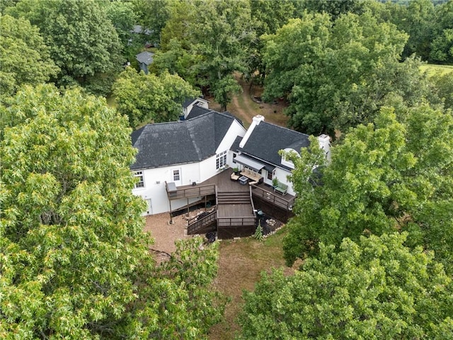 393 Timberlake Ln, Eureka Springs, AR 72631 - view of subject property featuring a heavily wooded area