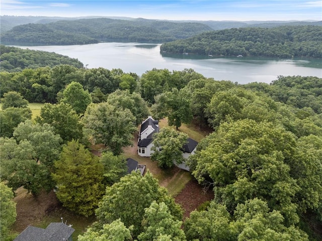 393 Timberlake Ln, Eureka Springs, AR 72631 - bird's eye view of a water and mountain view